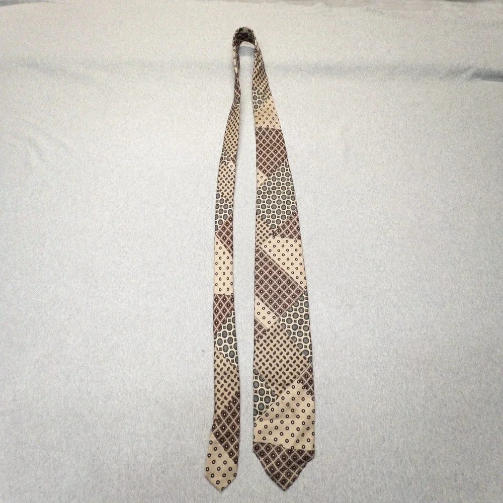 Robert Talbott Tie Mens Shop at the Broadmoor 100% Silk Geometric Office‎ Preppy